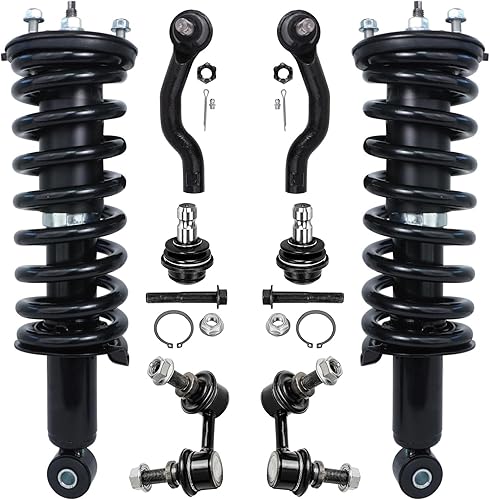 Miniatura 12 de Detroit Axle - Kit de puntales delanteros de 6 piezas para Chevrolet Aveo Aveo5 Pontiac G3 Wave, barra estabilizadora, varillas de acoplamiento