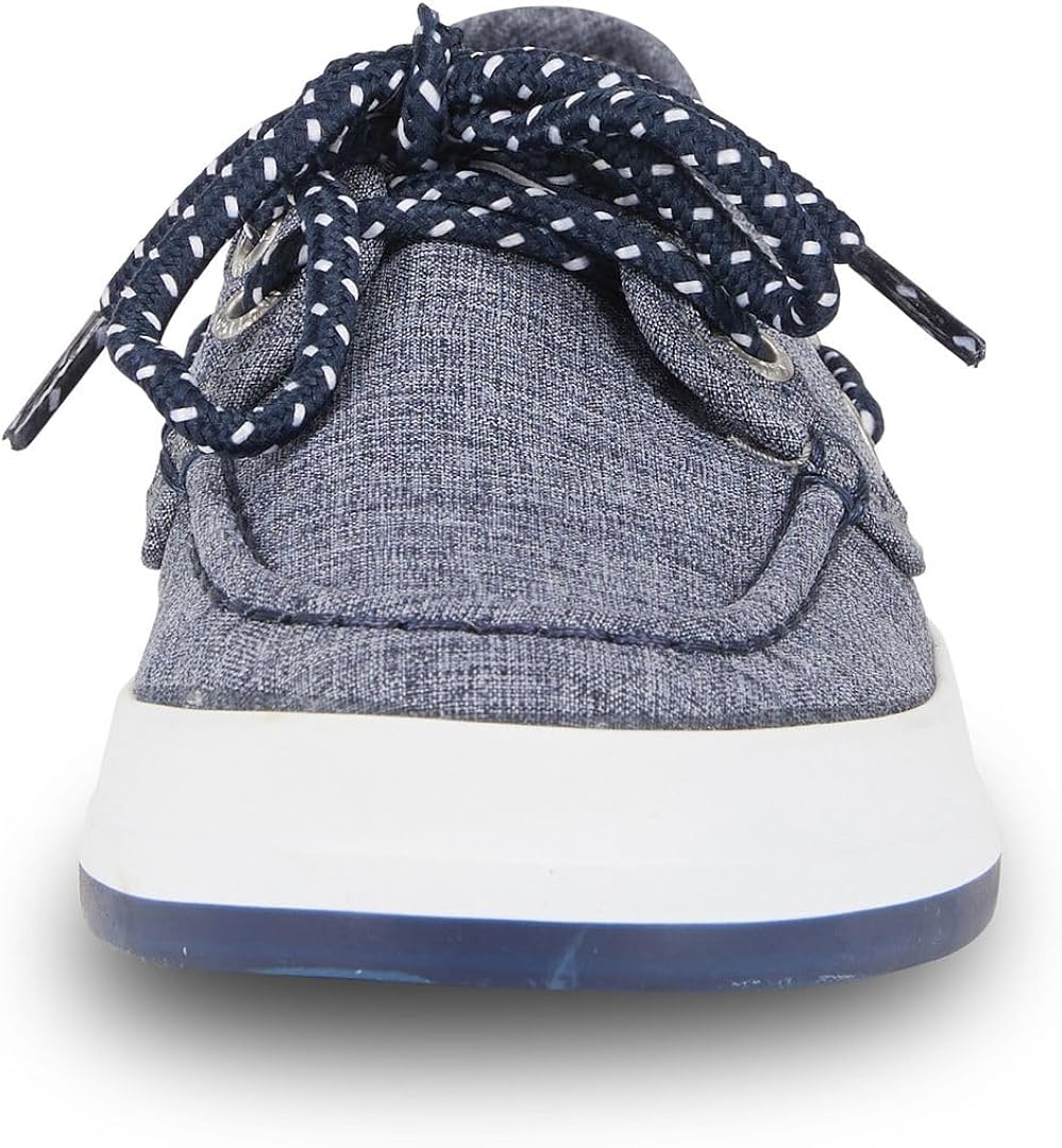  | Nautica Kid's Spinnaker Youth Boat Shoe Casual Loafer 2 Eye Lace (Little Kid/Big Kid) | Sneakers
