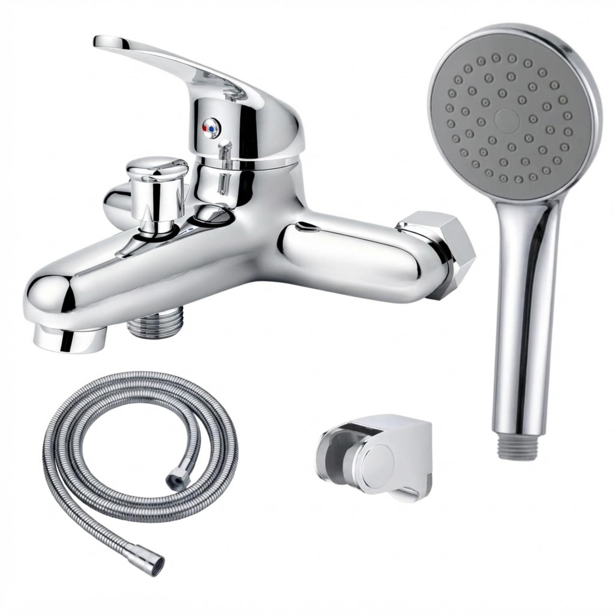 Grifo Bañera - Grifo Bañera y ducha - Monomando ducha - Grifo ducha | Set Grifo de Bañera - incluye todo lo necesario para su montaje - conexiones universales