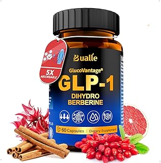 Support GLP-1 Supplement Weight Loss | GlucoVantage® Dihydroberberine + Akkermansia Probiotic | Super Berberine with Ceylon Cinnamon for 5X Bioactive Appetite, Metabolic, Gut & GLP 1 Weight Loss, 60ct