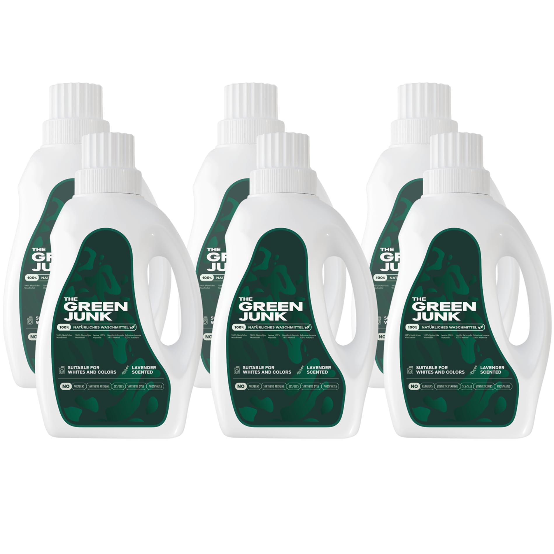 Waschmittel Bio Ohne Chemie 750ML (6er-pack) - Öko | Baby Waschmittel - Flüssig - 100 % Natürliches Waschmittel - 150 Wäschen