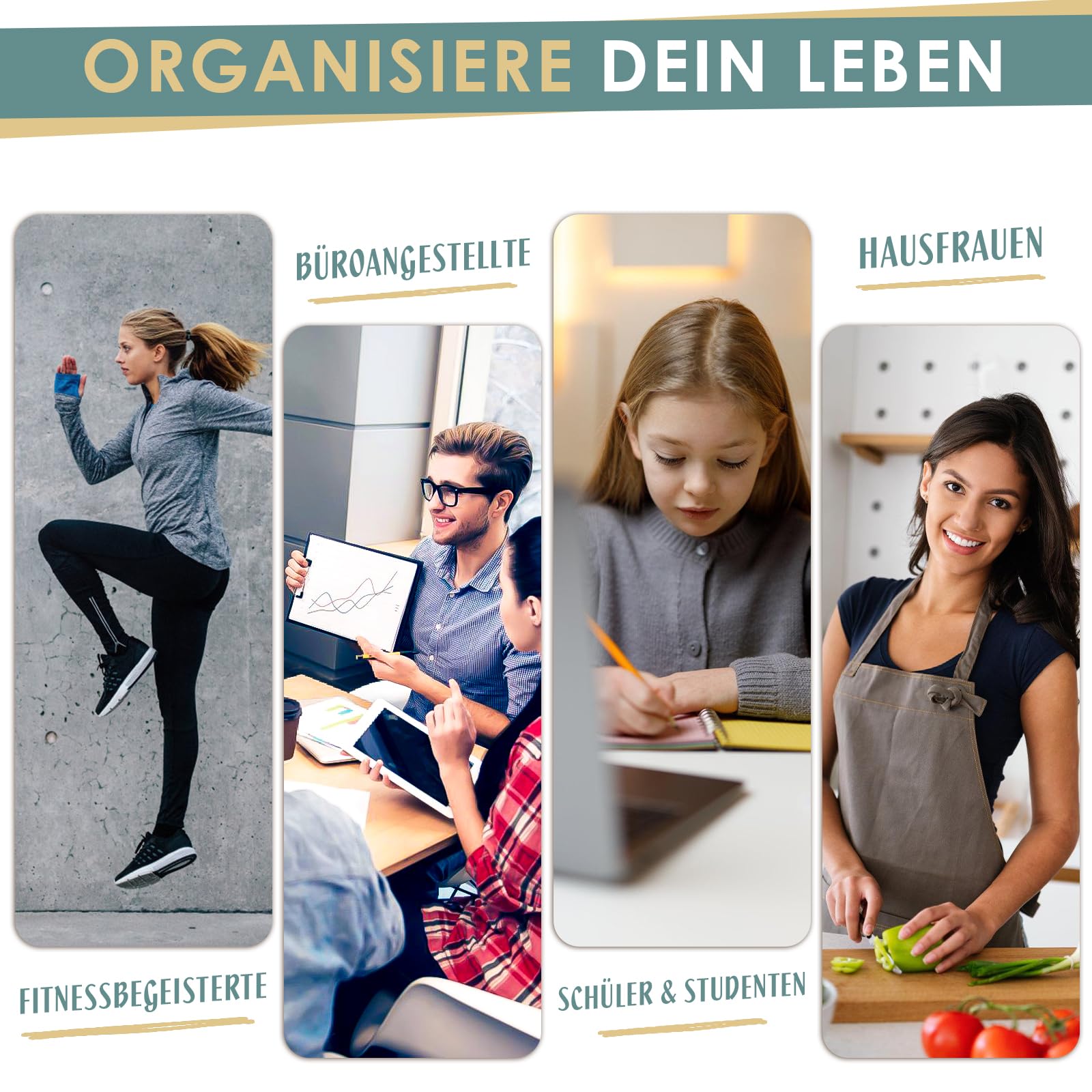 MAKELLO Whiteboard Monatsplaner 90x60cm Abwischbar Kalender mit nächstem Monat Büro
