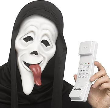 عالم المرح وجه الشبح WASSUP! قناع ومجموعة الهاتف