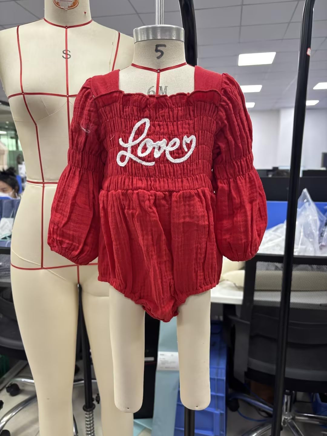 Smocked Baby Girl Clothes Newborn Girl Bubble Romper Long Sleeve Jumpsuit And Headband Outfit Cute Infant Clothing - Image 8