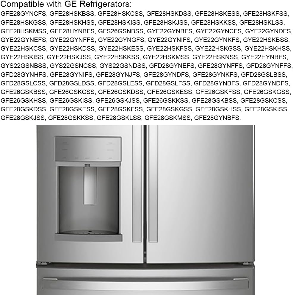 WR17X34471 Dispenser Drip Tray Compatible With GE Refrigerators, Silver Drinking Machine Drip Pan Replaces WR17X26325 AP6995580 4959873 EAP16226527 PS16226527