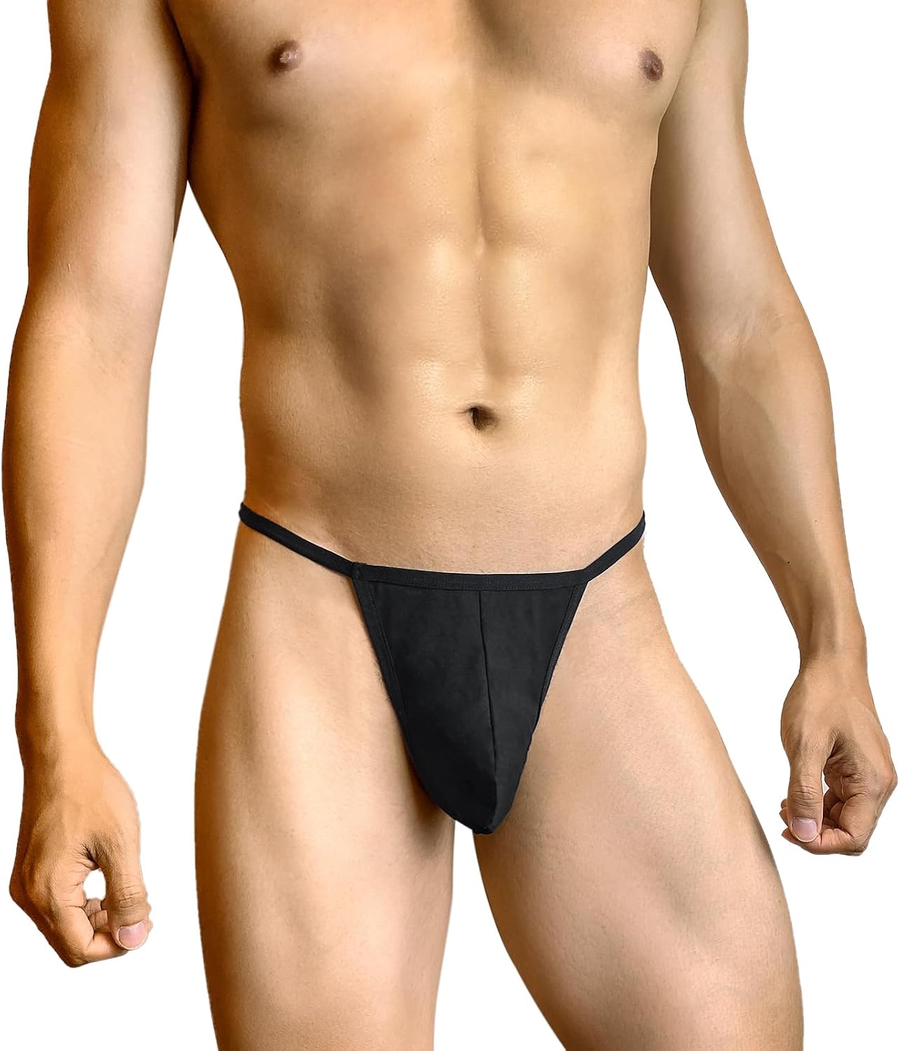 Jock Strap Men's Thong Underwear G-String Cotton Breathable Underpants for Male Athletic Supporters