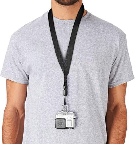 Miniatura 4 de TXEsign Correa de cuello para adaptador de montaje GoPro Cordón desmontable con grillete de acero inoxidable