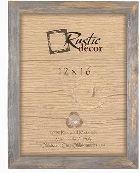 12x16-1.25" Standard Reclaimed Rustic Barnwood Wall Frame