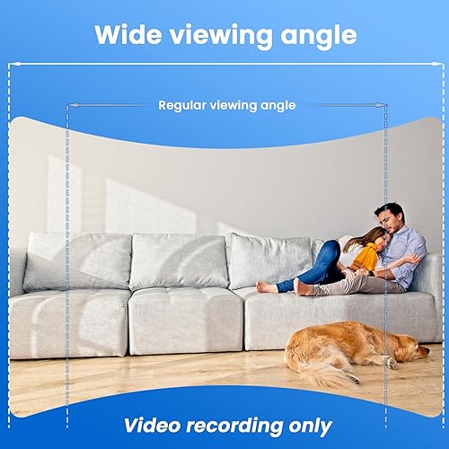 Miniatura 5 de Cámara de 1080P con cargador USB WiFi, cámara de niñera con visión nocturna y detección de movimiento, cámara de seguridad inalámbrica para