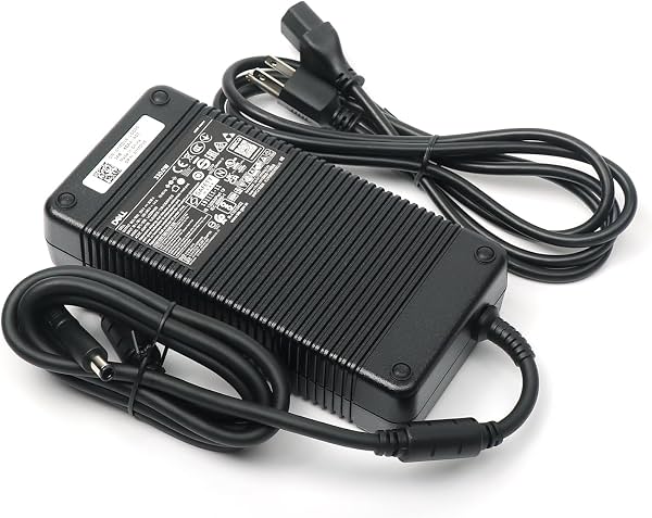 Cargador para laptop Dell 330W con punta de barril de 7.4mm, adaptador de CA para Inspiron G15 5530 5535 Inspiron G16 7630, negro, LA330PM190