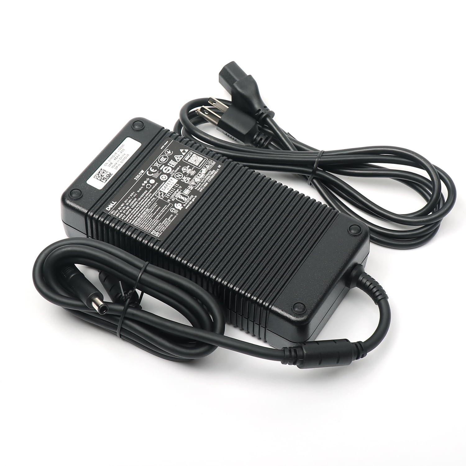 Dell Laptop Charger 330W Watt Barrel 7.4mm tip AC Power Adapter,Inspiron G15 5530 5535 Inspiron G16 7630 AC Adapter, Black, LA330PM190