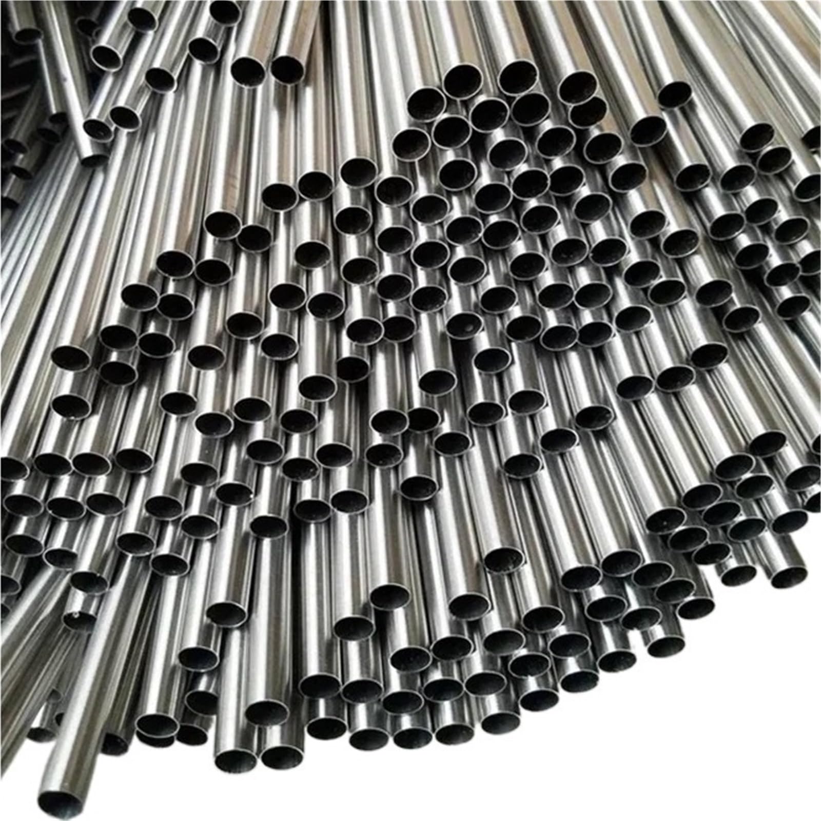 Edelstahlrohr 6 Stück 304 Edelstahl-Kapillarrohre, Länge 300 mm, hohle kreisförmige Metallstahlrohre for den Bau