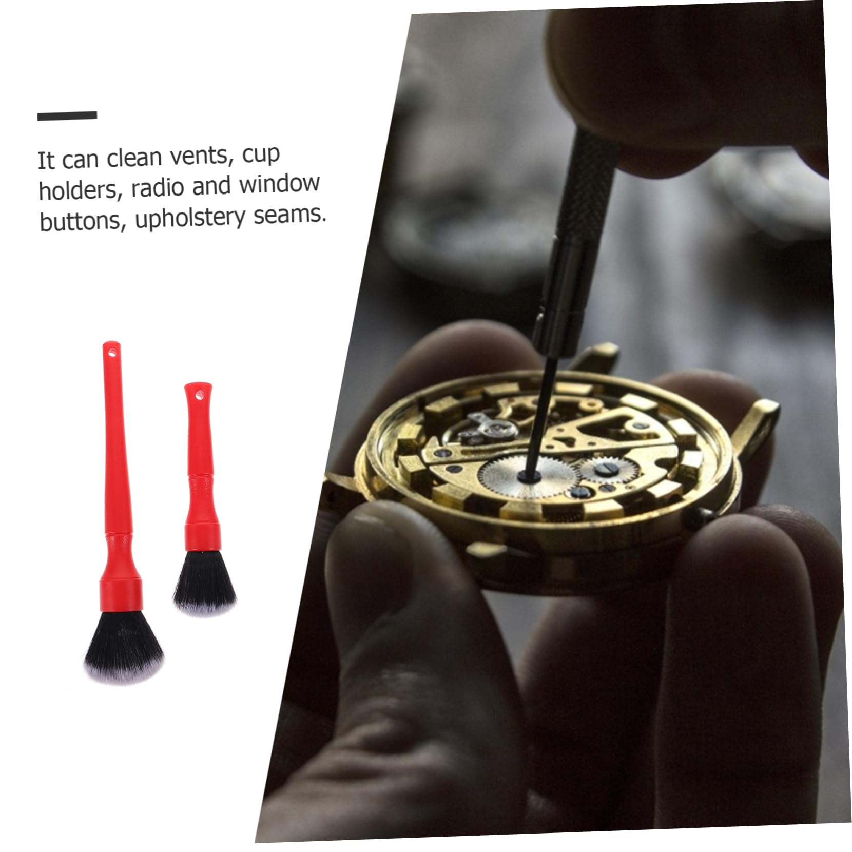 Gatuida 6stücke Ultraweiche Detailbürsten Für Ergonomisches Design Schonende Reinigung Für Innenräume Lüftungsschlitze Und Empfindliche Oberflächen Langlebig Und Kratzfrei Für