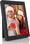 5x7 Picture Frame, Personalized 20S Voice Recordable Photo Frame, Vertical or Horizontal, Tabletop & Wall Mount, Gifts for Boys & Girls, Mother, Father, Grandparents, Birthday, Christmas