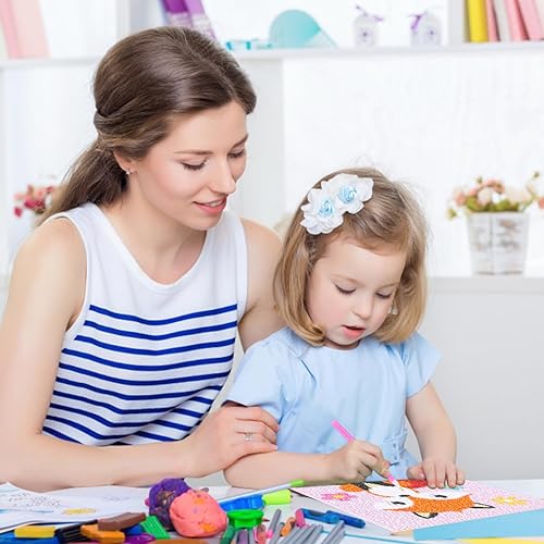 Miniatura 7 de Fire beetle Kit de pintura de diamante 5D con marco de madera, juego de manualidades para niños y niñas de 6 a 12 años, kit de pintura por números