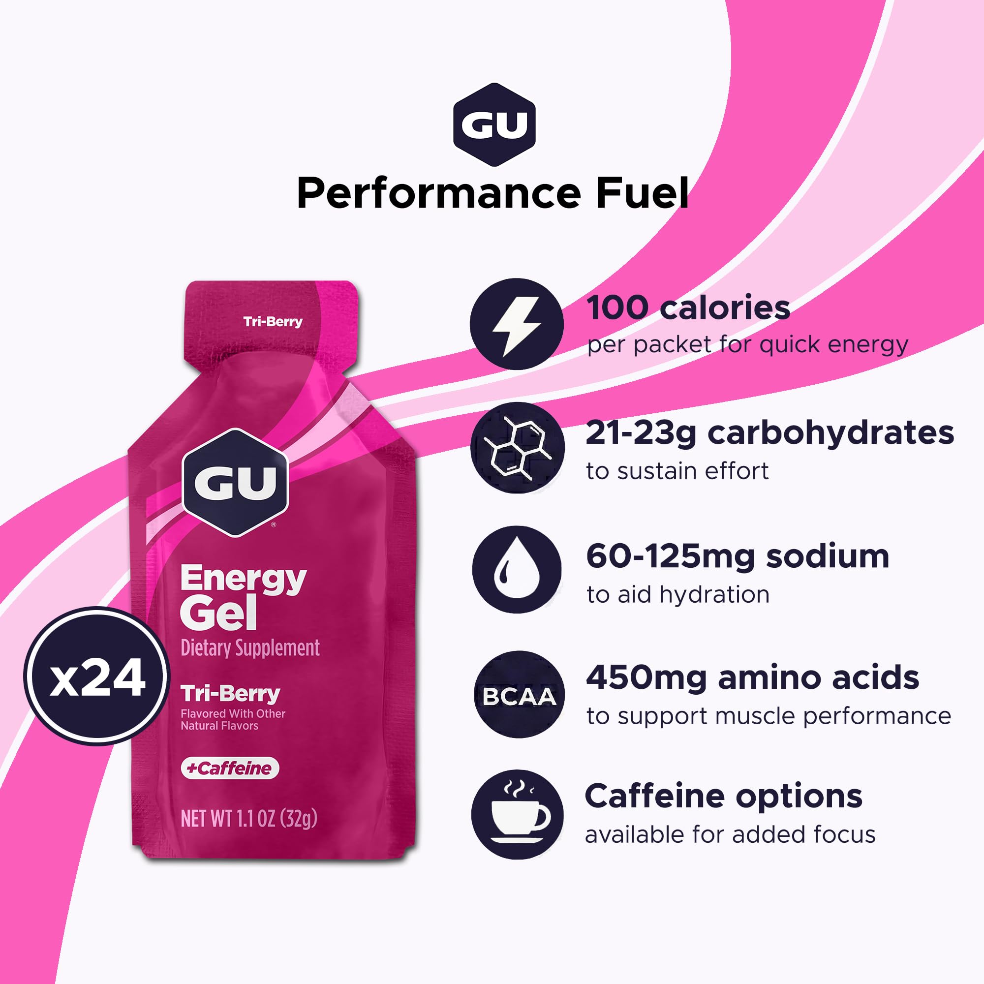 Amazon.com: GU Energy Original Sports Nutrition Energy Gel, Vegan