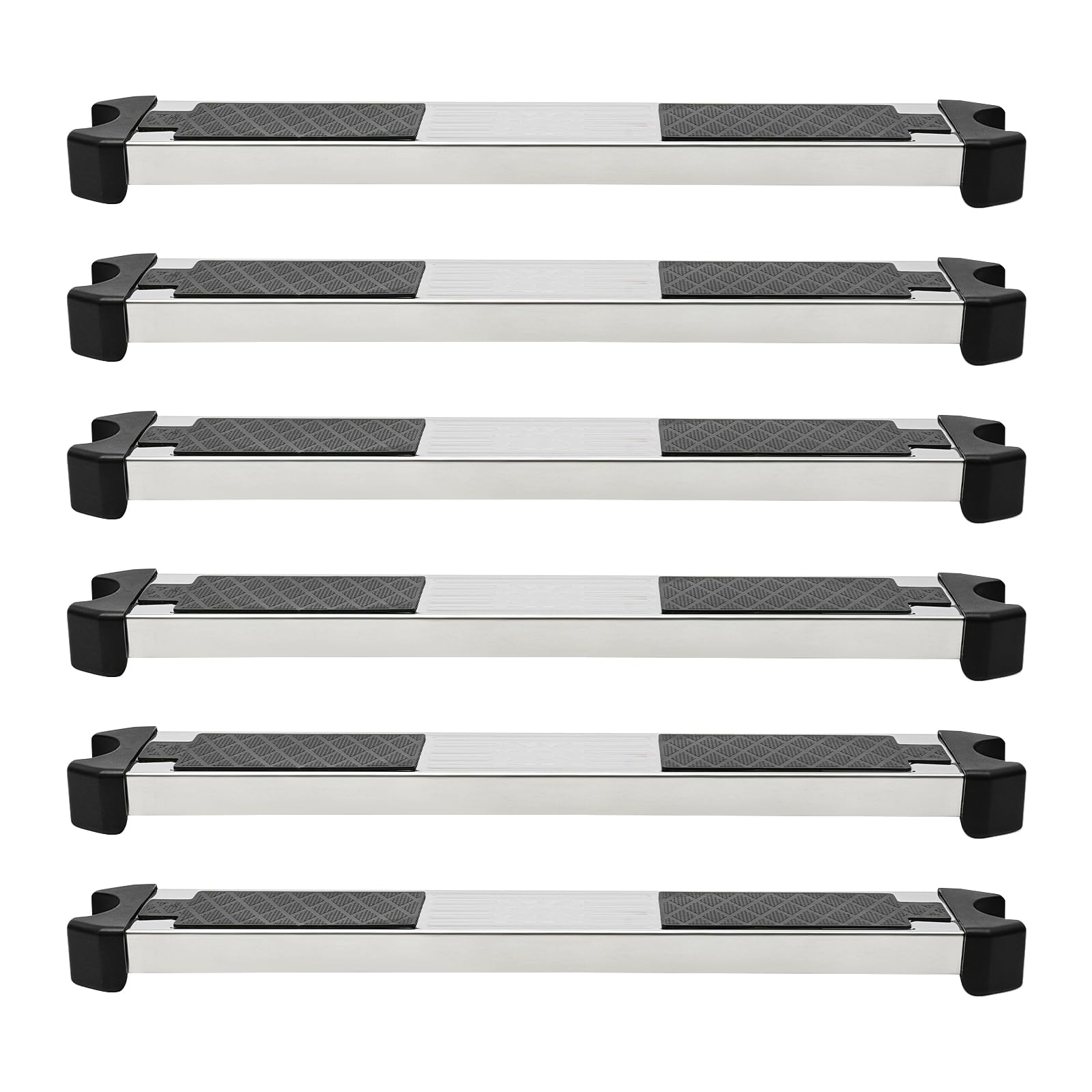 Escalera de piscina con peldaños de acero inoxidable 304, 6 peldaños