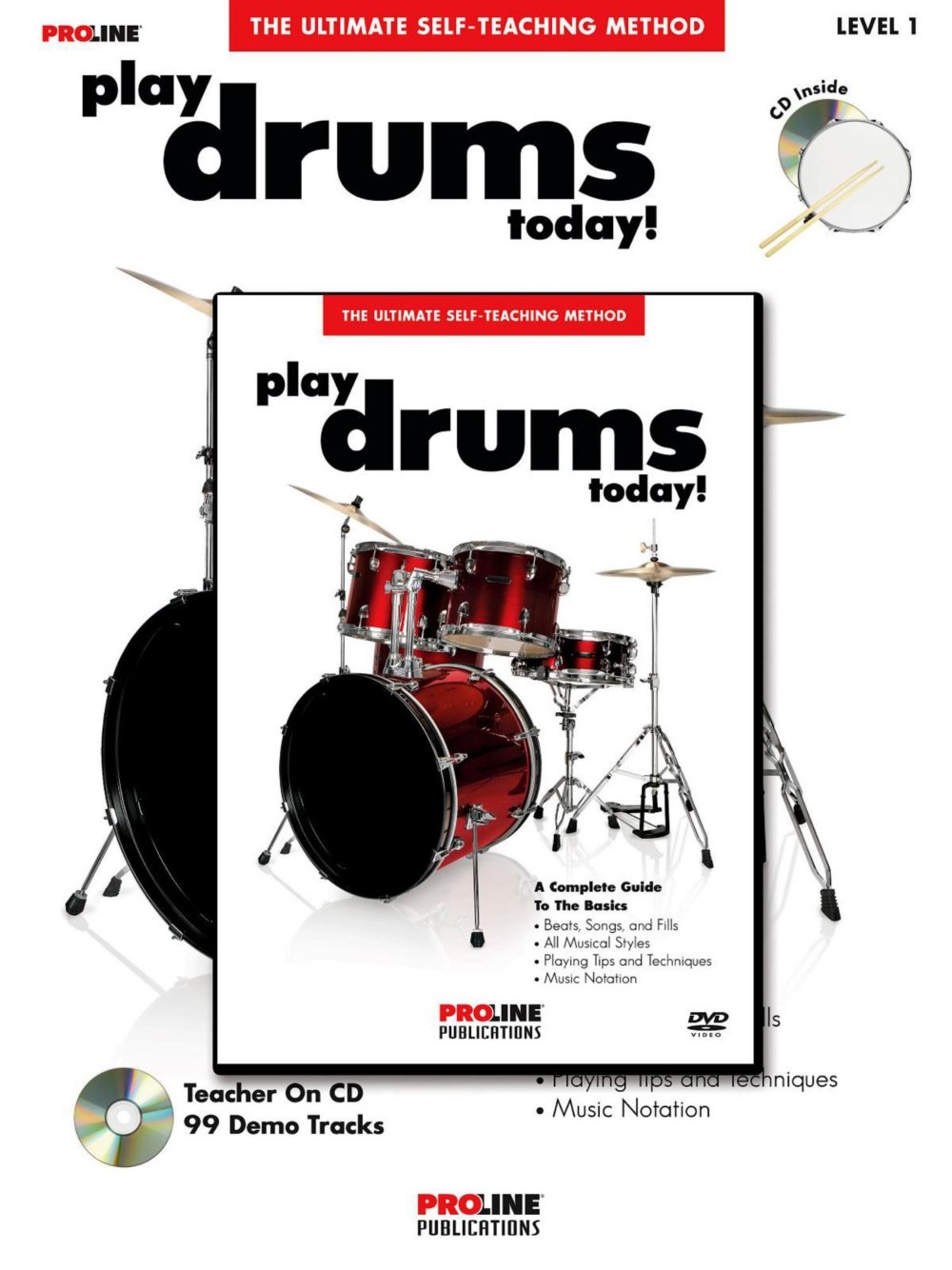 ProLine Play Drums Today! (Book/DVD Pack)