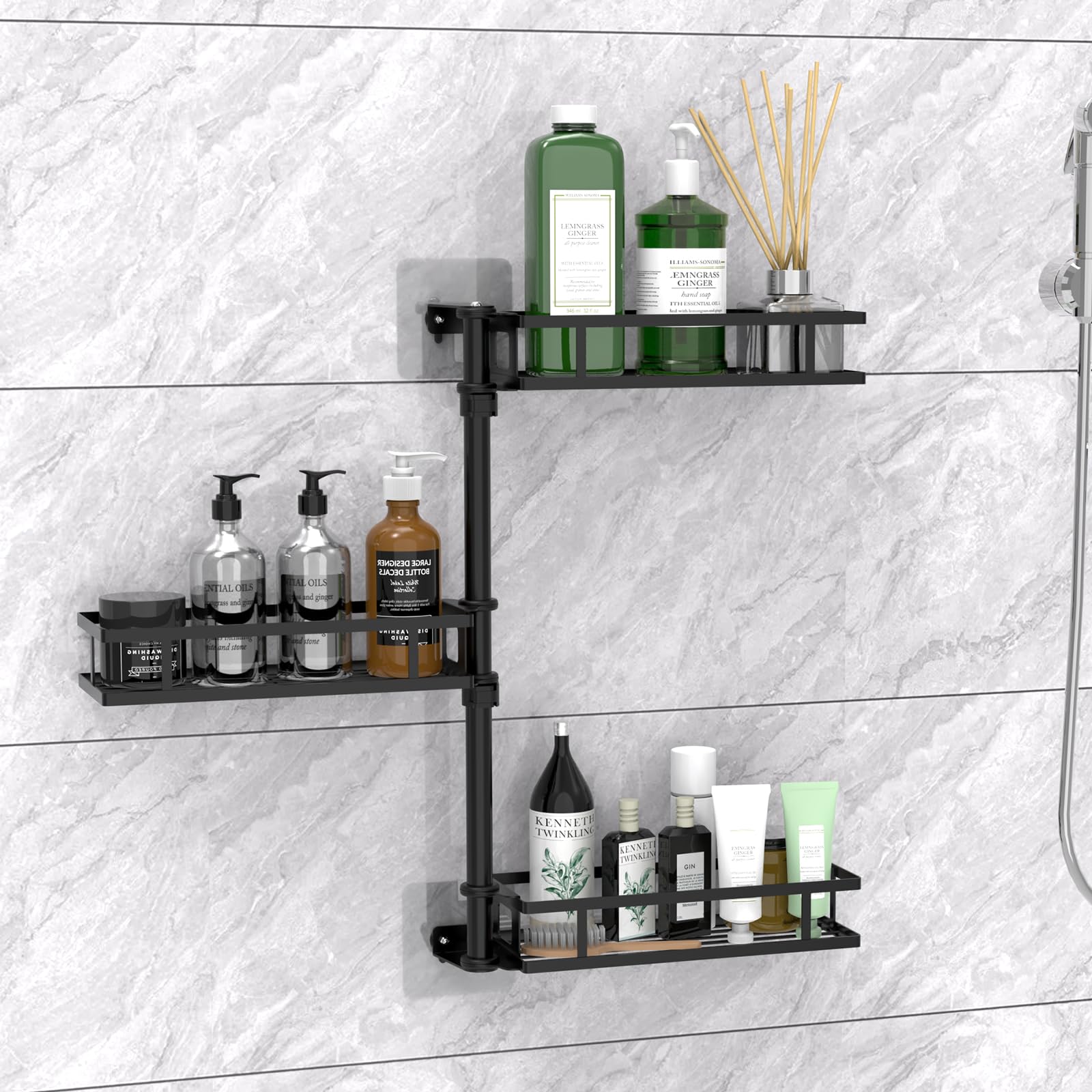 HAVEDAWN 2024 Upgraded Shower Caddy, Rotating Shower Caddy Shelf, Spave