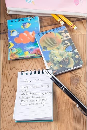 Miniatura 3 de Juvale Bloc de notas en espiral con diseño de animales oceánicos (2.75 x 4.25 pulgadas, paquete de 24)