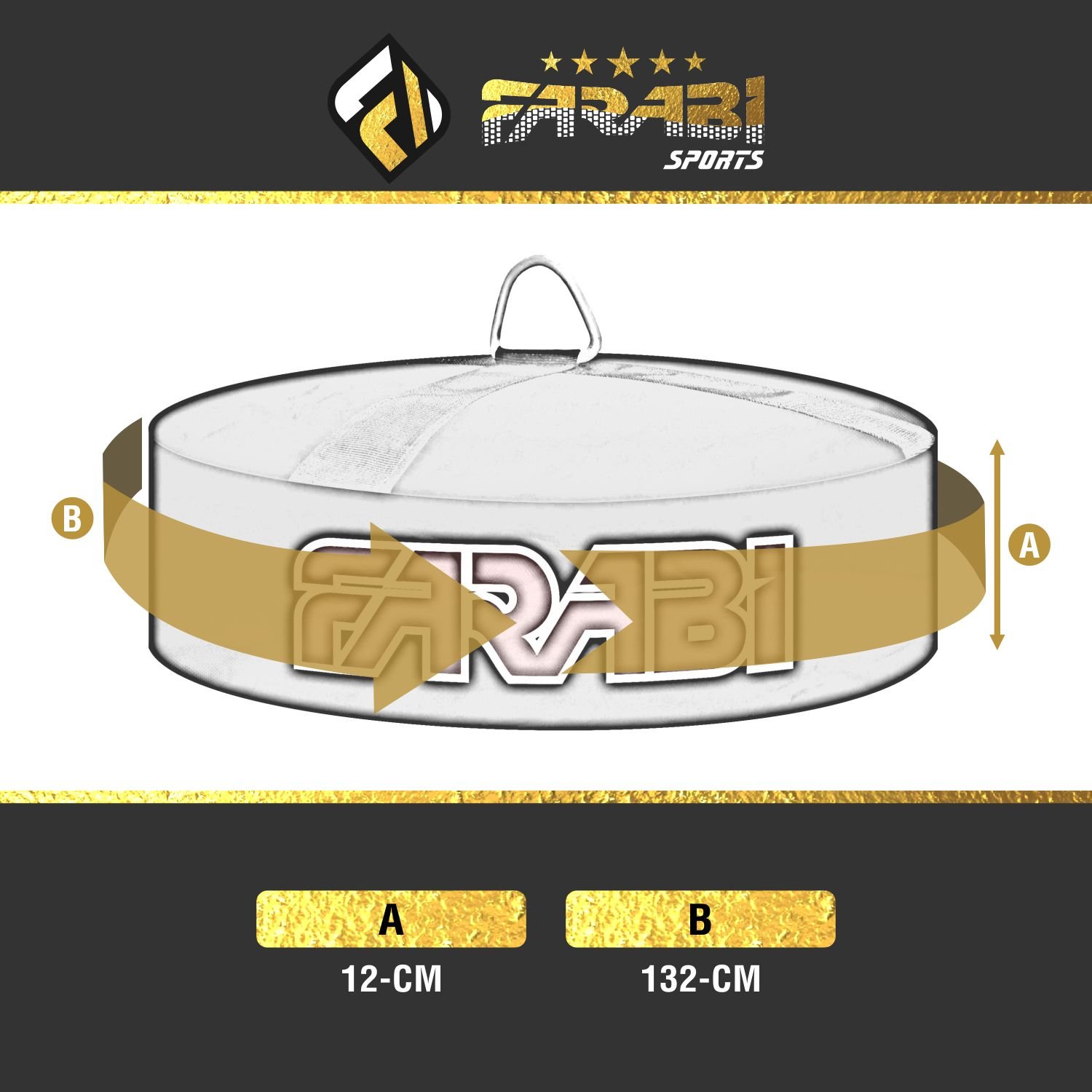 Farabi Double End Anchor Bag Wall Ceiling Mount Anchor for Boxing Speed Punching Bag Mma Muay Thai fitness Training Punching Martial arts and kickboxing Anchor bag
