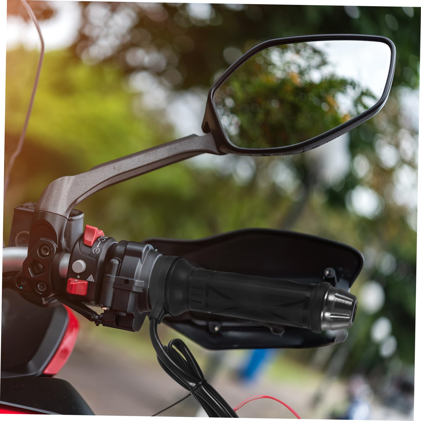 2 Szt Podgrzewane Kierownice Motocyklowe Podgrzewana Kierownica Motocykla Manetki Grzewcze Do Motocykli Podgrzewacze Kierownicy Motocykla Wyścigowy Ciepły Chwyt Abs Ogrzewanie