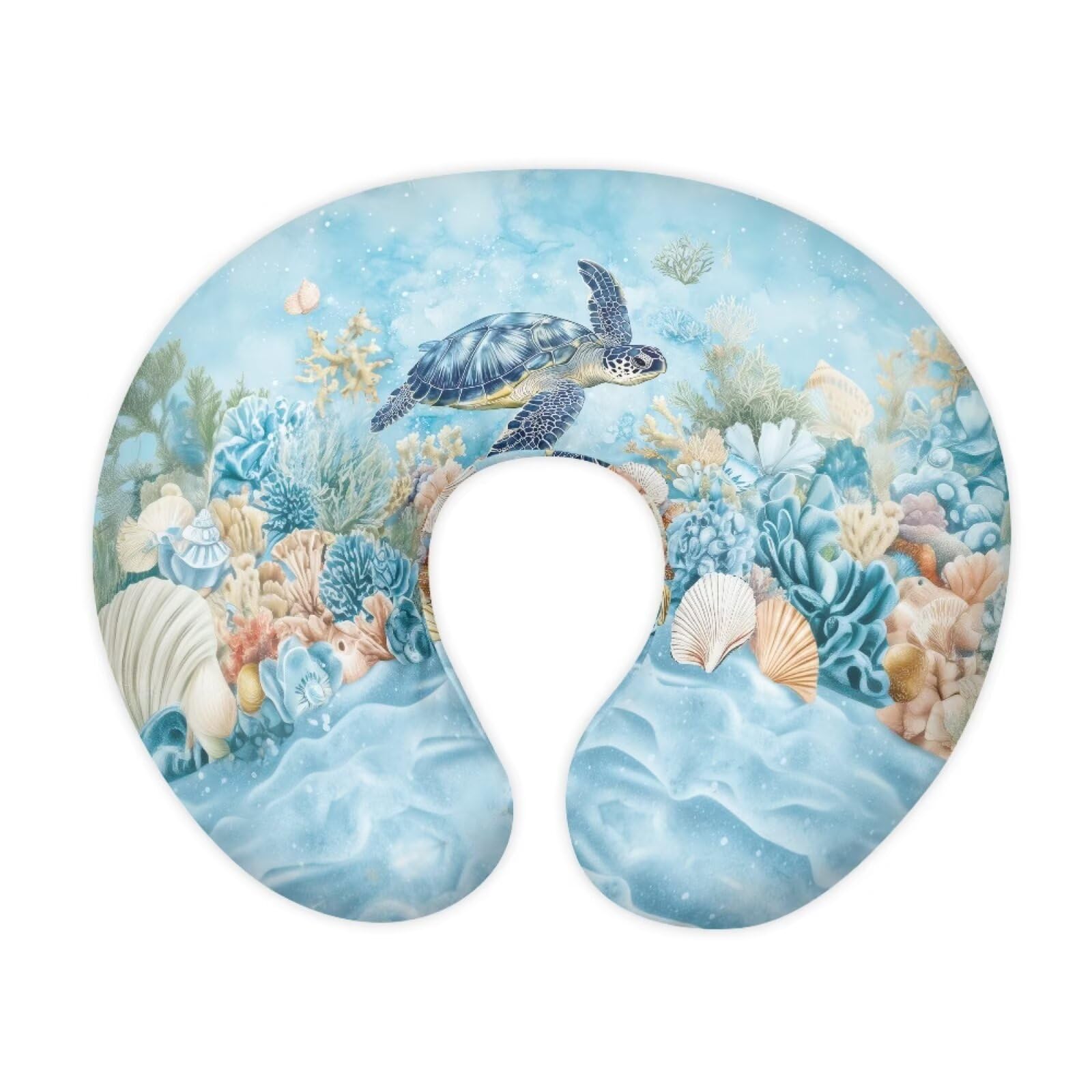 TSVAGA Sea Turtle Nursing Pillow Cover Standard Size, Girls Baby, Breast Feeding Pillow for Women, Super Soft Breathable Baby Shower Pillow Covers