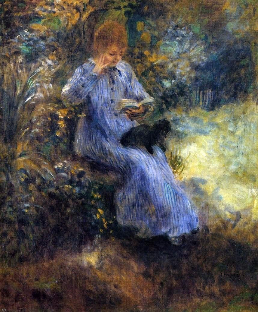 Amazon.com: Art Oyster Pierre Auguste Renoir Woman with a Black