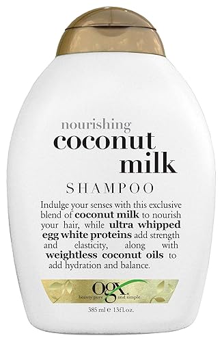 Ogx Champú de leche de coco paquete de 4