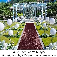 Vista 112 de ShinyBeauty Pasillo de Lentejuelas Negras Brillantes de 2 pies x 15 pies Alfombra Brillante para Bodas, Graduaciones, Fiestas, Alfombra Negra