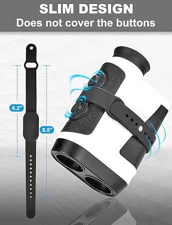 Golf Rangefinder Magnetic Strap Holder Mount, Adjustable Slim Magnetic RangeFinder Wrap