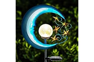 Moon Yard Decor: Solar Outdoor Garden Lights