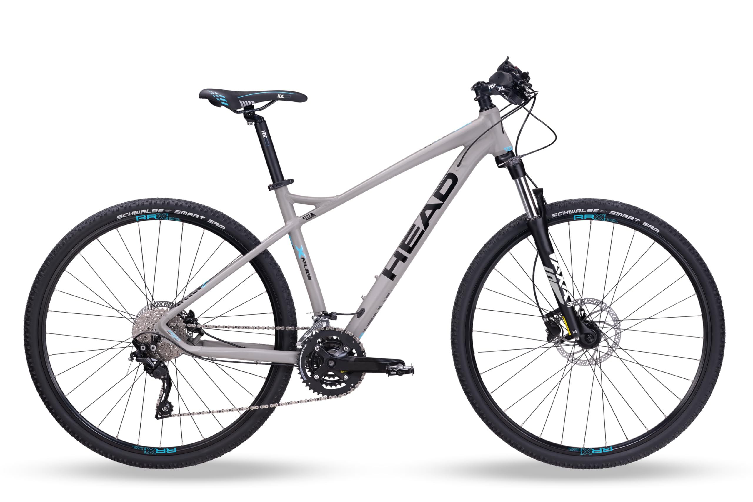 Head Unisex - Adult X-Rubi Cross Bike, Matt Grey/Blue