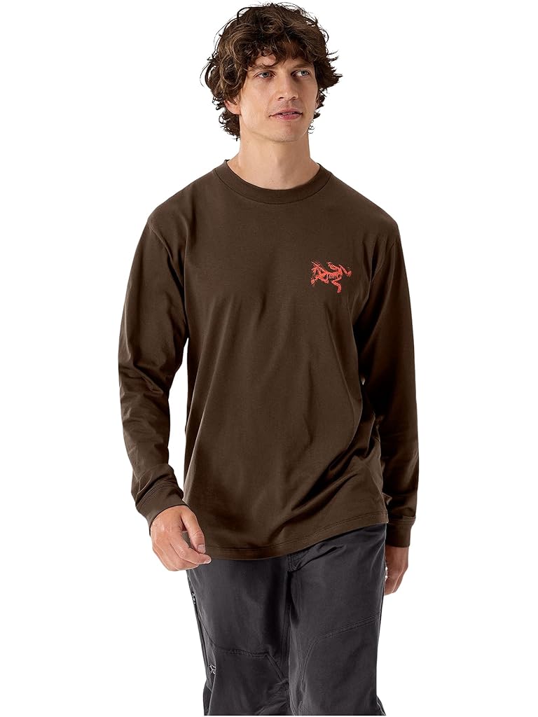 Brown Arc'teryx Kragg SL Cotton Bird Tile Long Sleeve