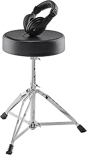 Alesis Drum Essentials Bundle – Complete Electric Drum Set Accessory Pack Including A Drum Throne And On-Ear Headphones