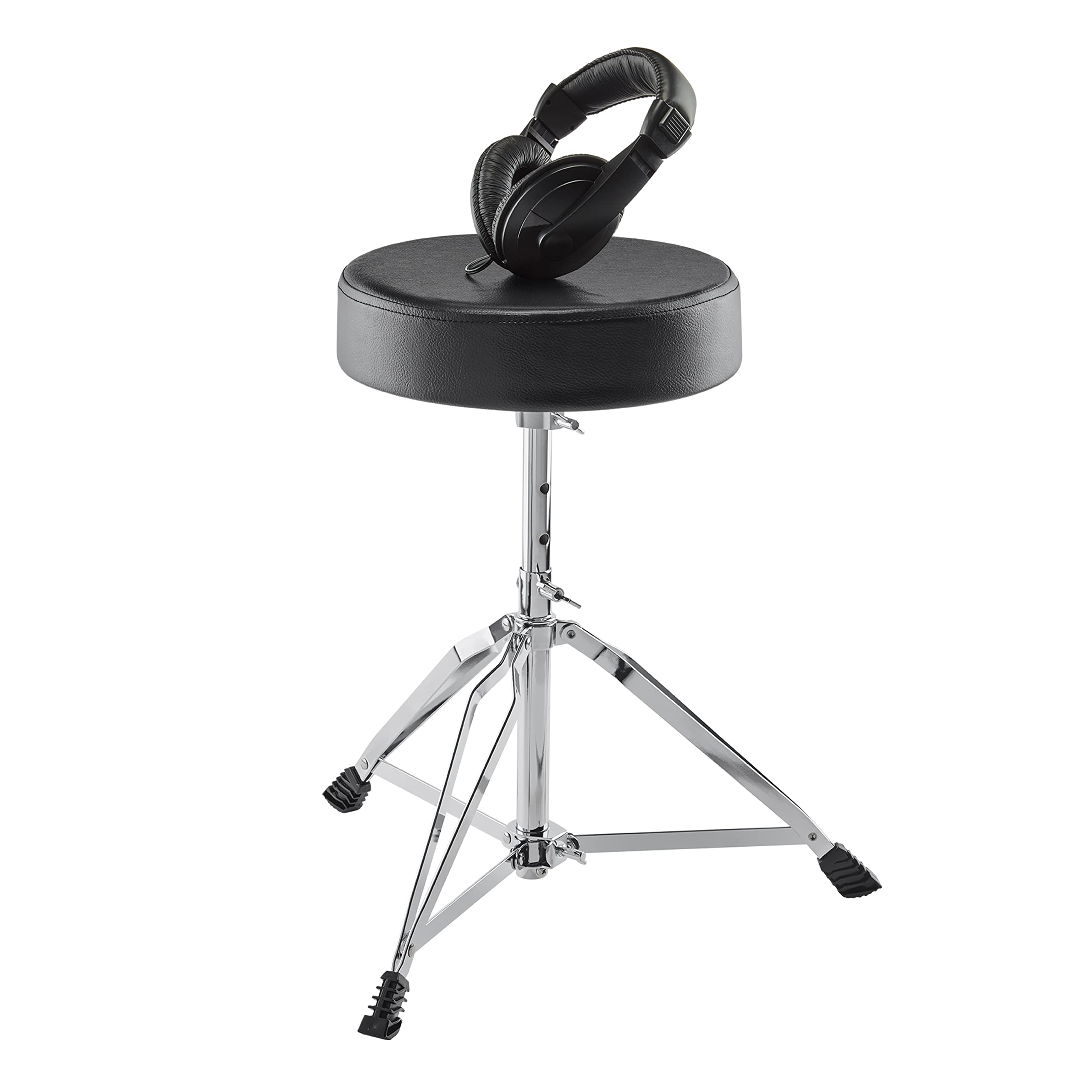 Alesis Drum Essentials Bundle – Complete Electric Drum Set Accessory Pack Including A Drum Throne And On-Ear Headphones