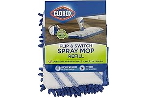 Flip & Switch Dual-Sided Microfiber Head Mop Refill