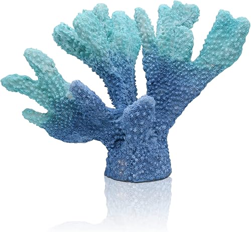 ALIWINER Estatua de coral rojo resina decoración de mesa coral realista rama de coral escultura de coral decoración del hogar fiesta temática de