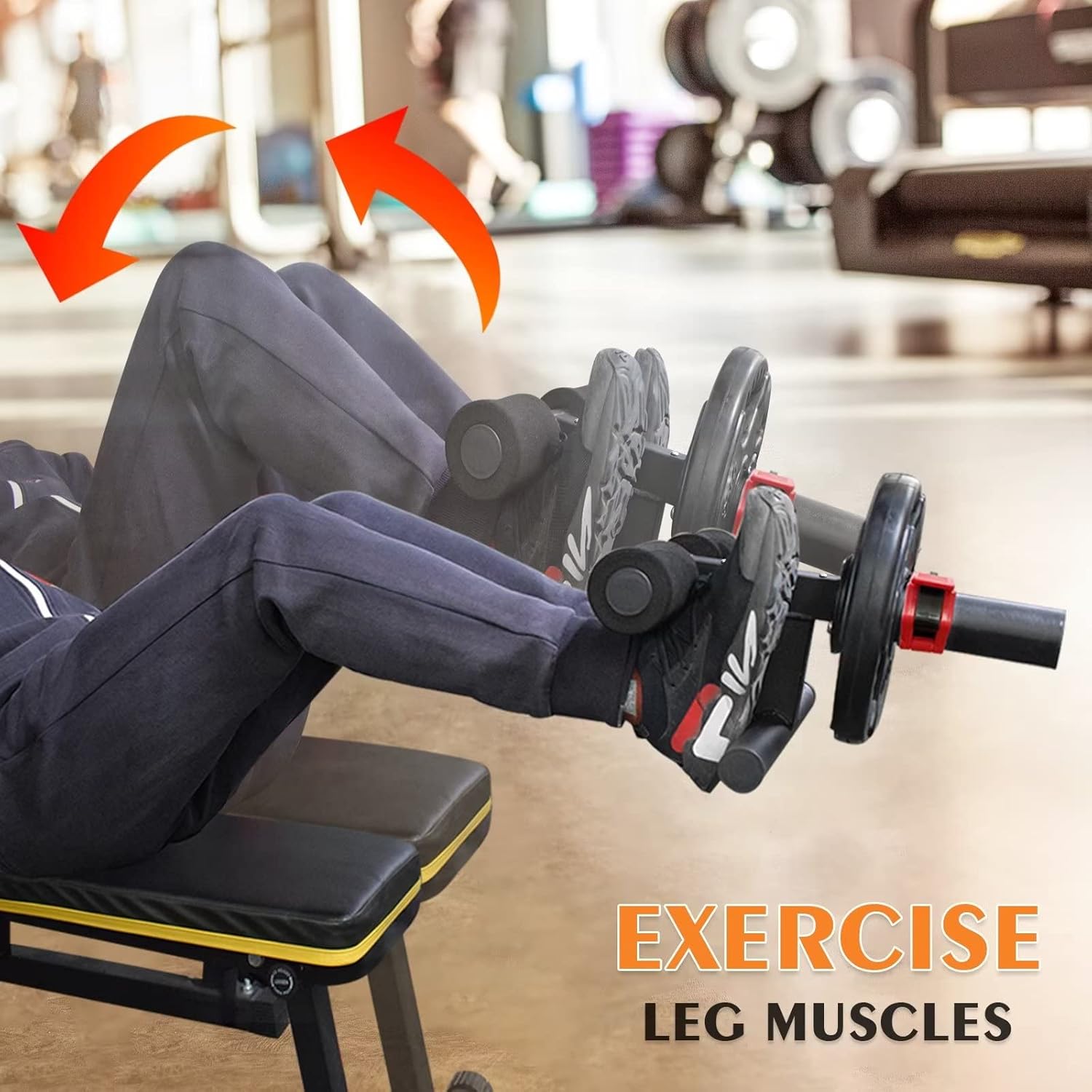 XonyiCos Tib Bar, Tibialis Trainer,Tibia Dorsi Calf Machine for Strength Training Calf Muscles,tib bar Equipment Calves Workout Equipment,Tibialis Bar (Black Fits 2" Plates) : Sports & Outdoors