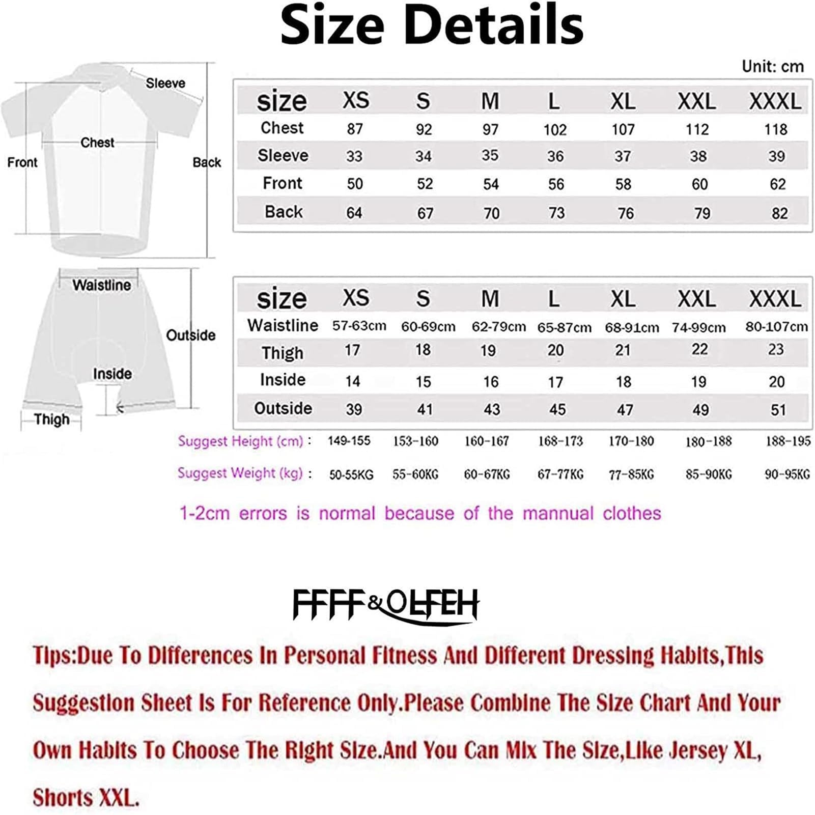 Vêtements Cyclisme Pro Homme Tenue Cycliste Manche Courte, Été Jerseys VTT et Cuissard à Bretelle avec 9D Gel Coussin Vêtement Cycliste et Combinaison de Vélo