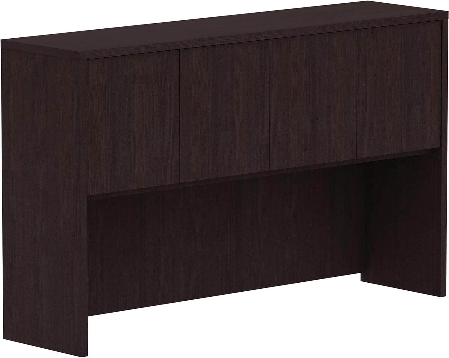 Lorell Espresso Laminate Desk Hutch