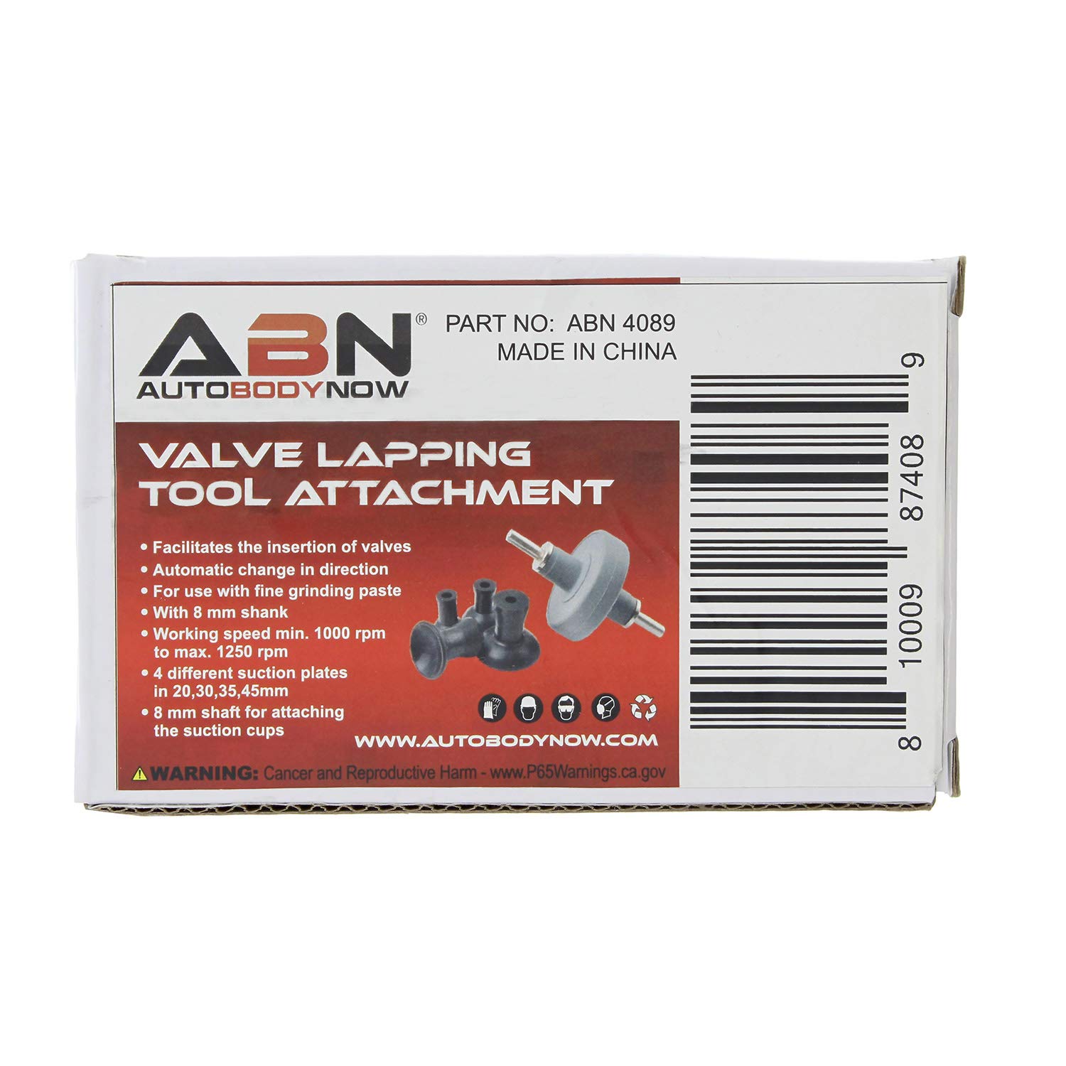 ABN Valve Lapping Tool Kit Valve Lapping Attachment Tool for Drill