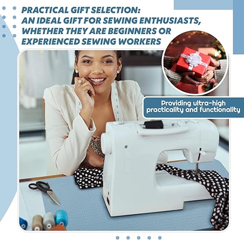 Miniatura 12 de 3 tapetes silenciadores para máquina de coser, tapete para máquina de coser, almohadilla de goma antideslizante que se mantiene en su lugar para Rosa