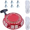 Recoil Starter for Honda GX120 GX160 GX200 GX140 4HP 5.5HP 6.5HP with Launcher Rope Diameter 3.8 mm Reversing Screw Starter, 28400-ZE1-003ZF 28400-ZH8-013YA