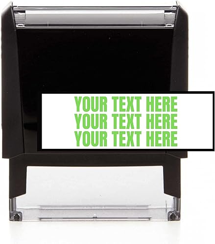 Miniatura 3 de Sello de dirección autoentintado personalizado, sellos de oficina, sello de profesor, elige tu fuente y color (1 línea)