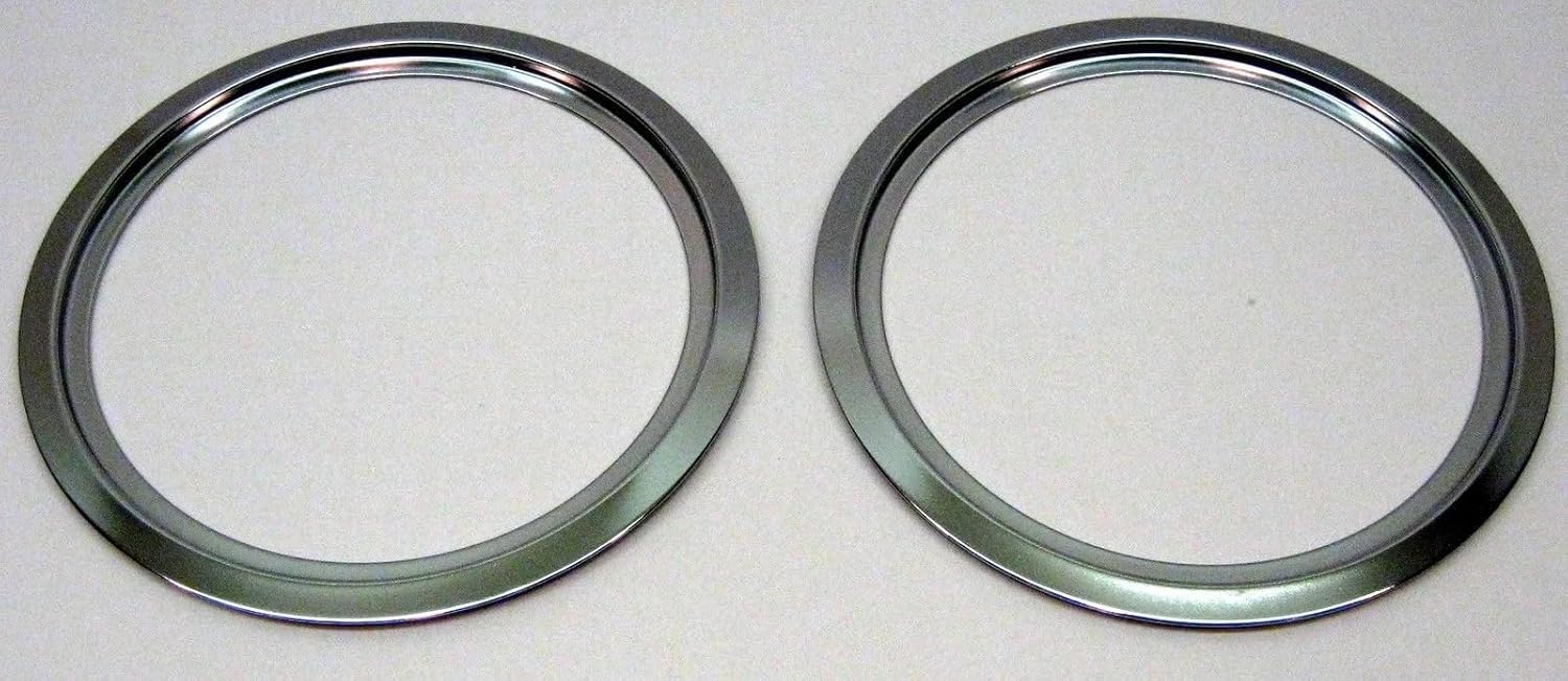 WB32X10012 Drip Pans Rings Set for Vintage GE Ranges 2/6" and 2/8" Replace WB32X10013 WB31X5014 WB31X5013