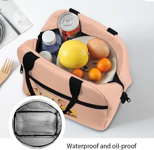 Vista 221 de doginthehole Bolsa de almuerzo portátil de teñido anudado azul, bolsa de almuerzo, organizador reutilizable, hielera para adultos, al aire libre