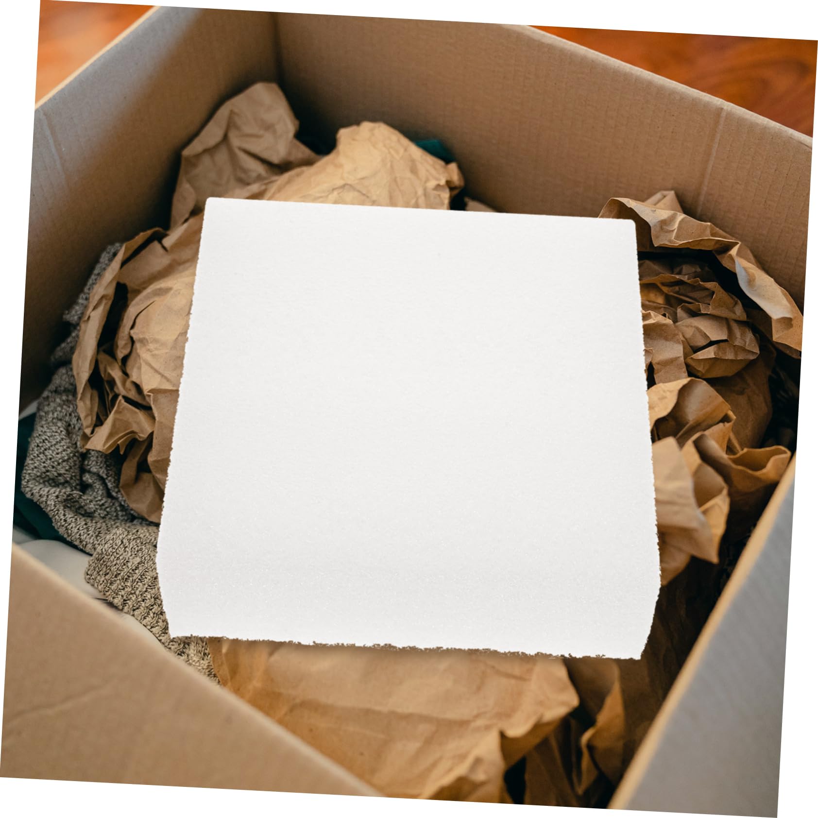 OSALADI 4 Pack White Foam Sheets for Crafts Foam Padding Packing Inserts Liner