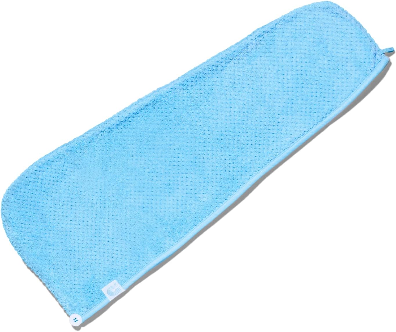 GIMME Beauty - 100% Microfiber Hair Towel - Ultra Absorbent Quick Dry Towel for Faster, Frizz-Free Drying - Adjustable Twist Hair Towel Wrap for Long Hair & All Hair Types - Blue (1 Count)