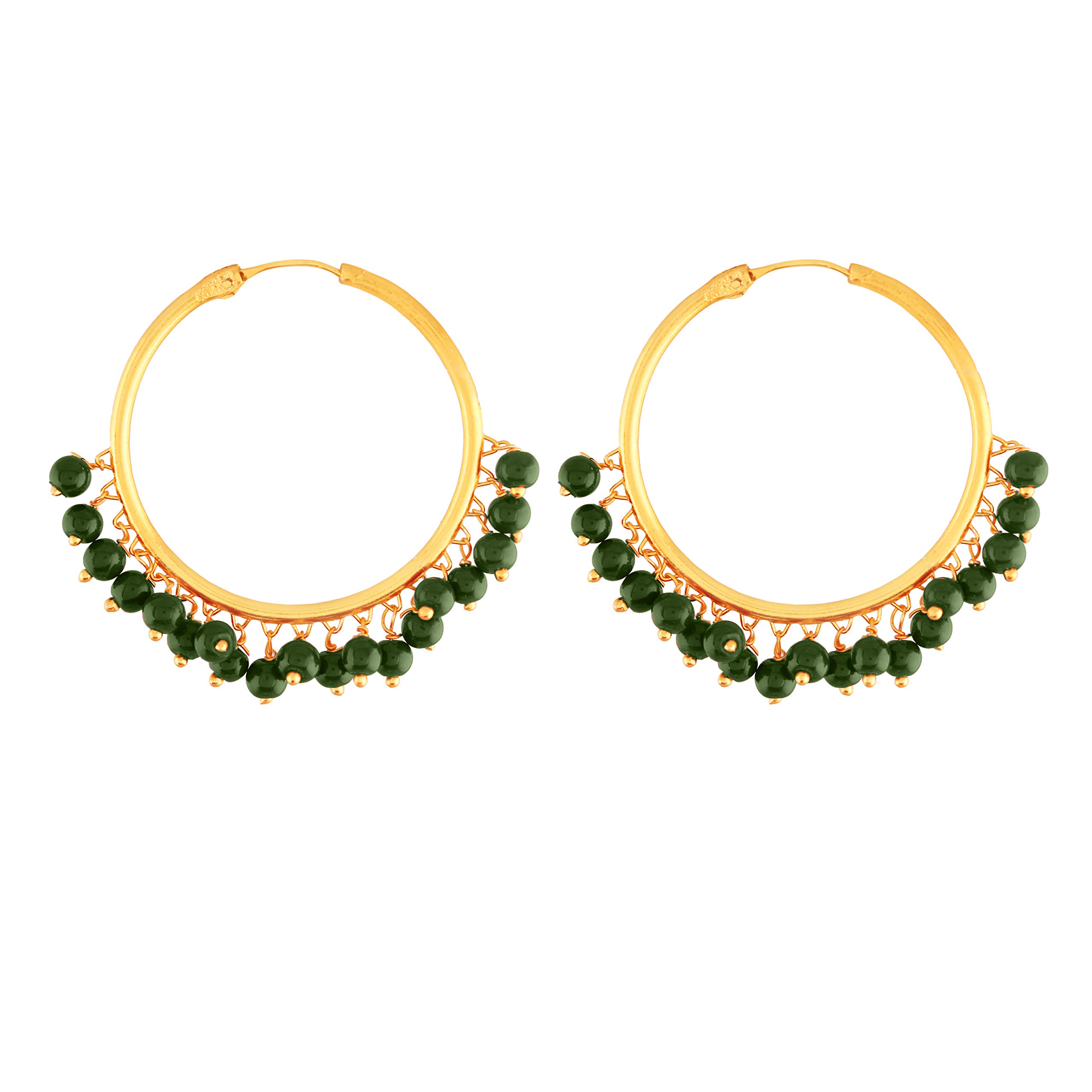 See full amazon price history chart for I Jewels Gold Plated Chandbali Hoop Earrings Handcrafted with pearl for Women/Girls (E2628G) I Jewels Gold Plated Chandbali Hoop Earrings Handcrafted with pearl for Women/Girls (E2628G) (B081CN32SG) Amazon Price History, Amazon Price Tracker